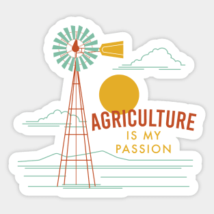 Farming Agriculture is My Passion Sticker